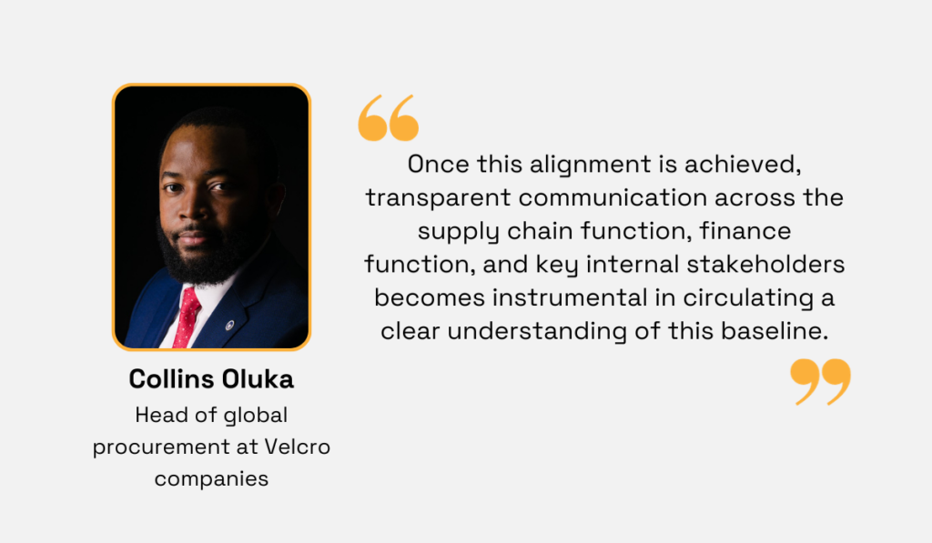quote about the importance of communication across key stakeholders in procurement