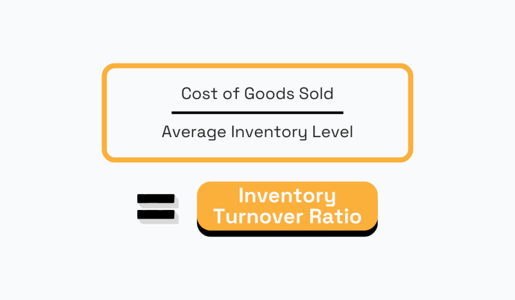 procurement inventory turnover ratio formula
