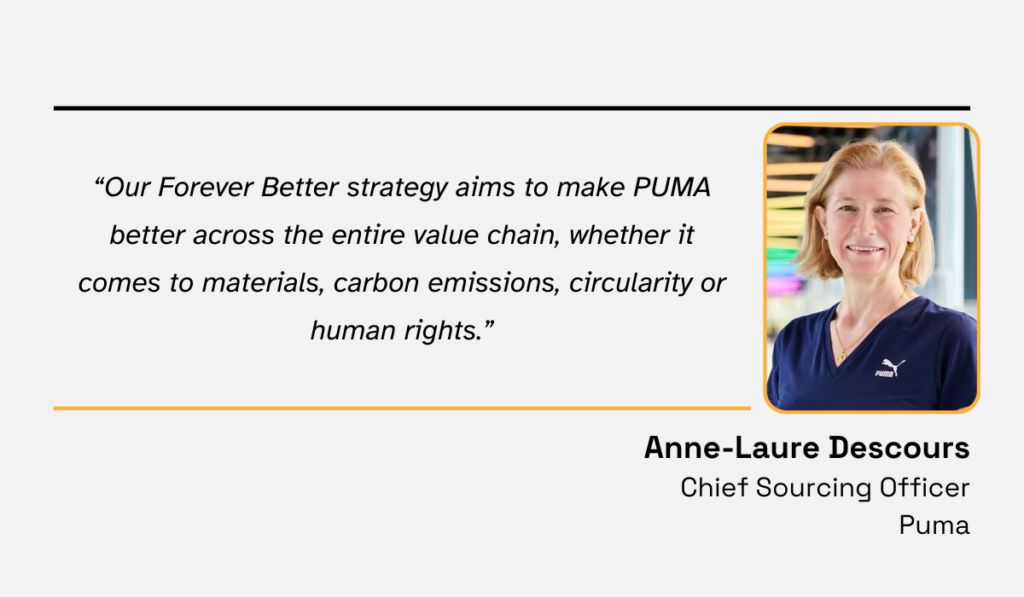 quote explaining puma's forever better strategy