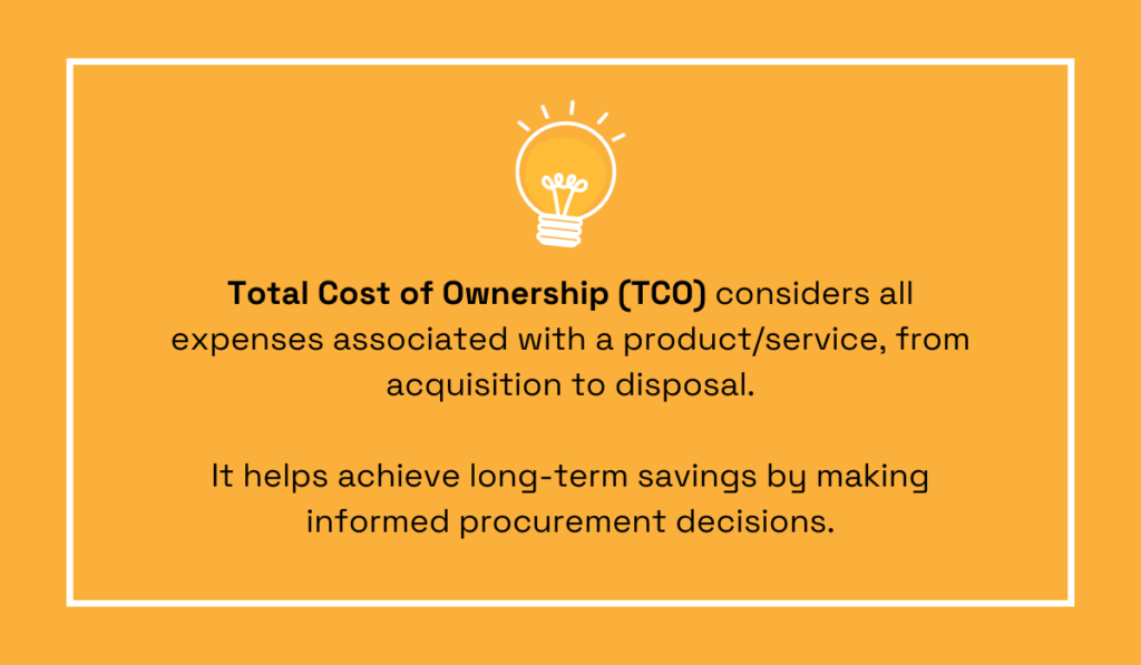 total cost of ownership definition