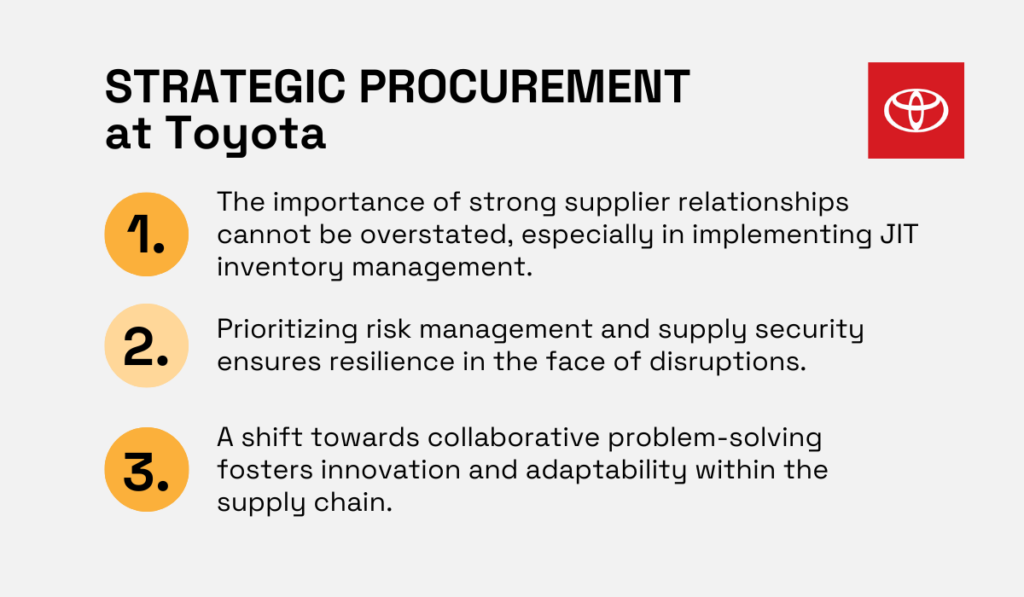 3 key lessons from Toyota's approach to procurement