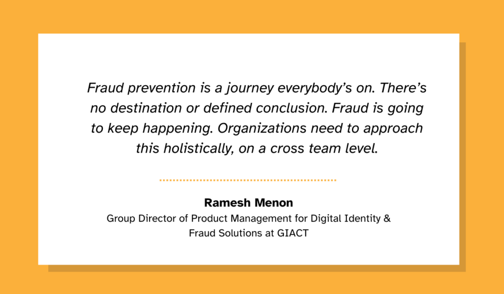 a quote explaining that procurement fraud detection and prevention is an ongoing process