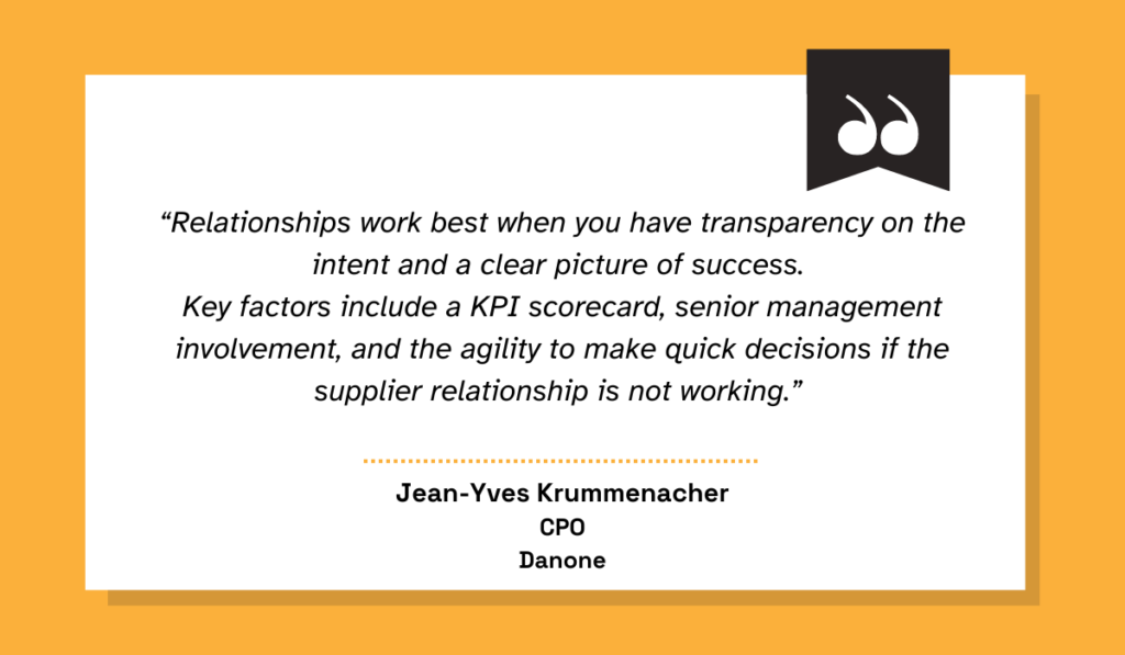 quote about the importance of monitoring kpis for effective supplier management