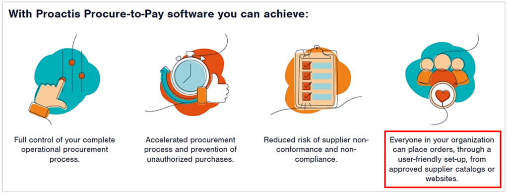 proactis procure to pay software benefits