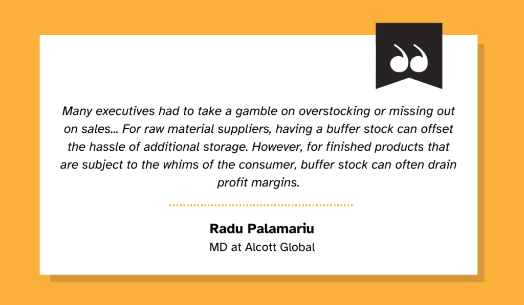 quote about the risks of extreme inventory management practices