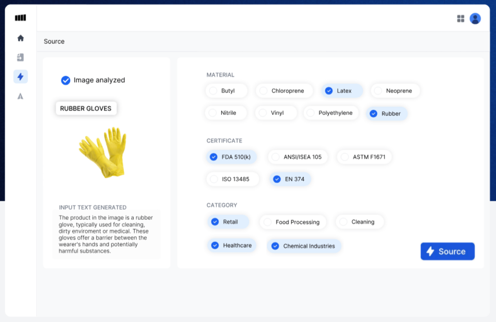 Findmyfactory software dashboard