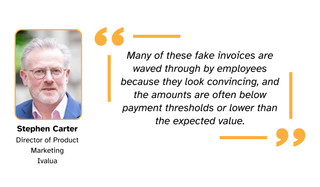 a quote explaining why invoice scams sometimes still happen