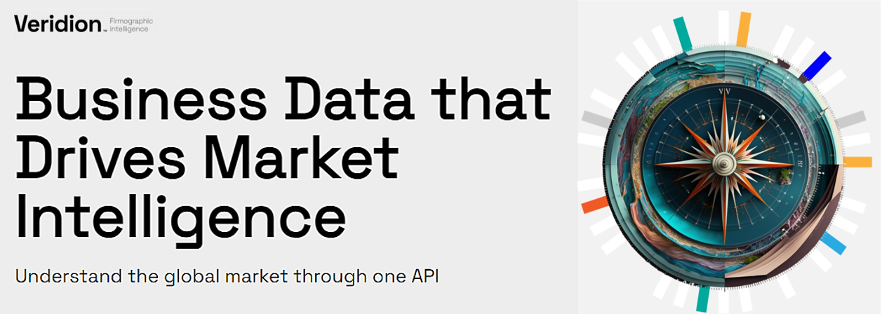 veridion data for market intelligence screenshot