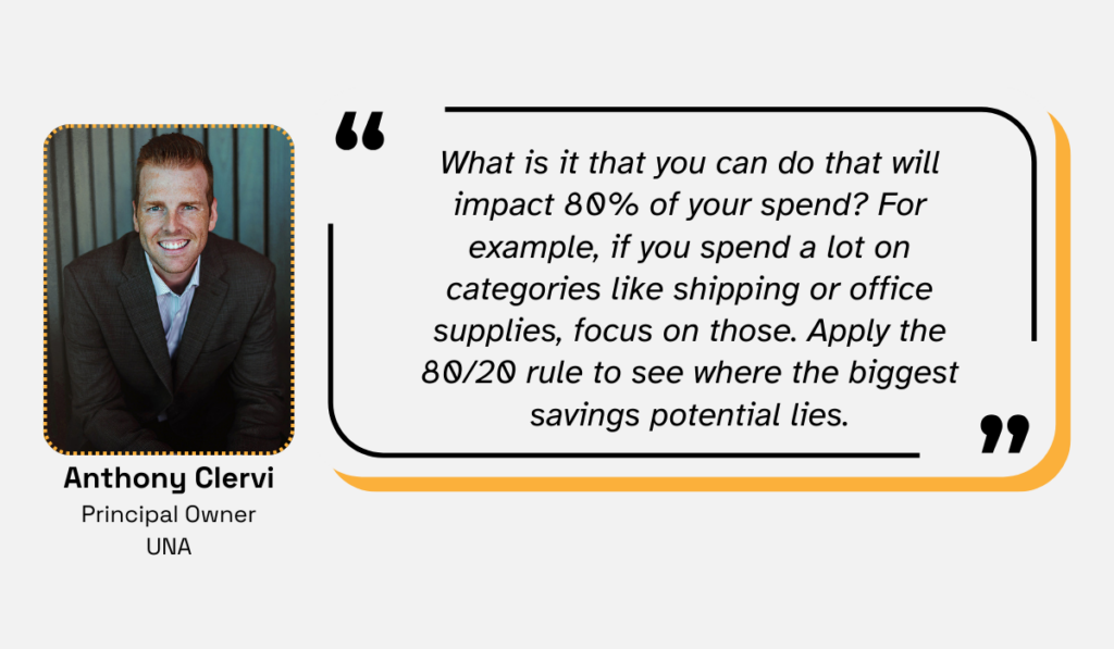 quote explaining the pareto principle in procurement