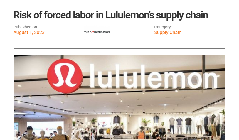 lululemon news article screenshot