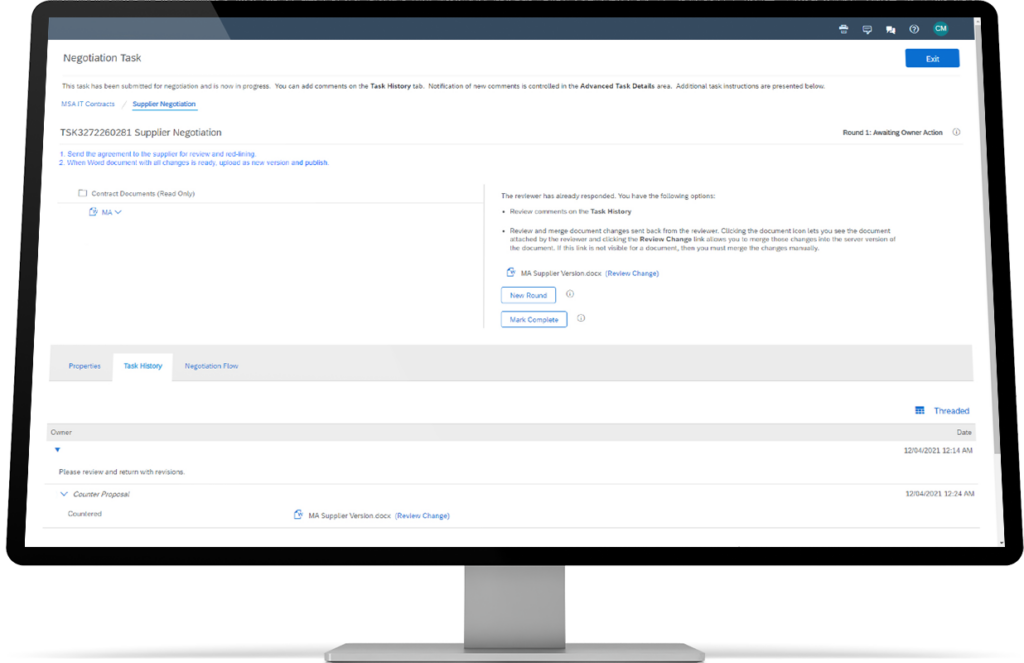 SAP dashboard