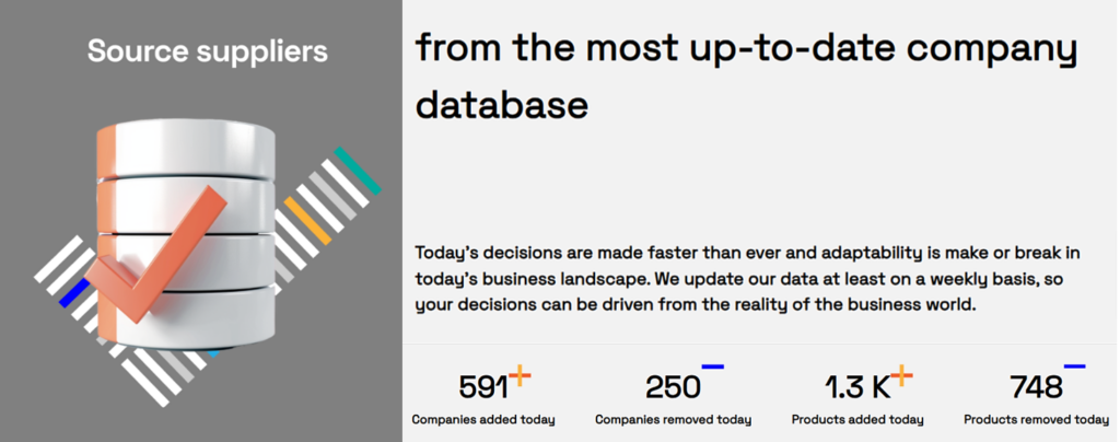 Veridion dashboard