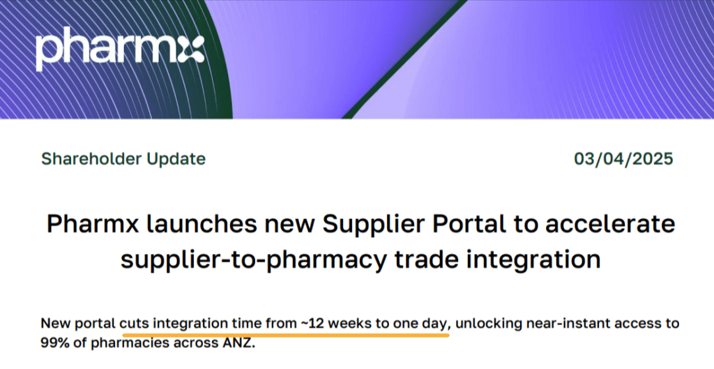 Pharmx dashboard