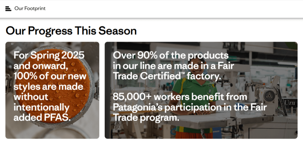 Patagonia dashboard