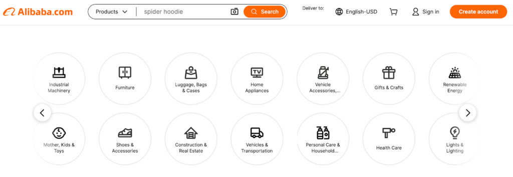 Alibaba dashboard