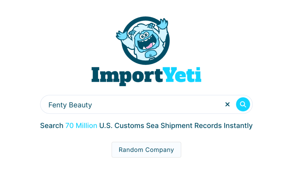 ImportYeti dashboard