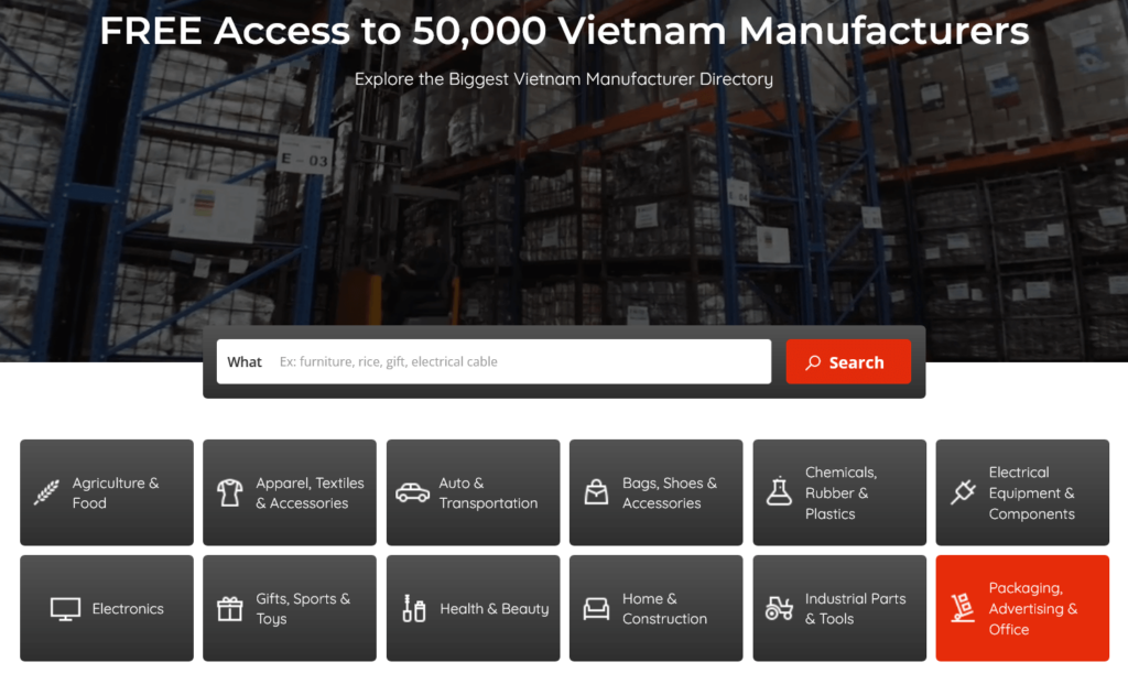 Viet Factory dashboard