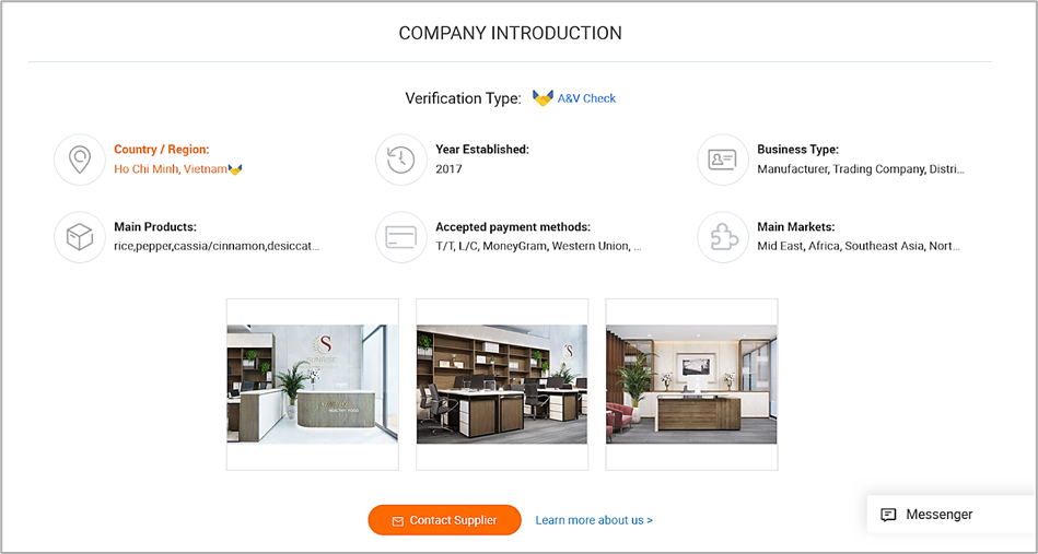 Alibaba dashboard