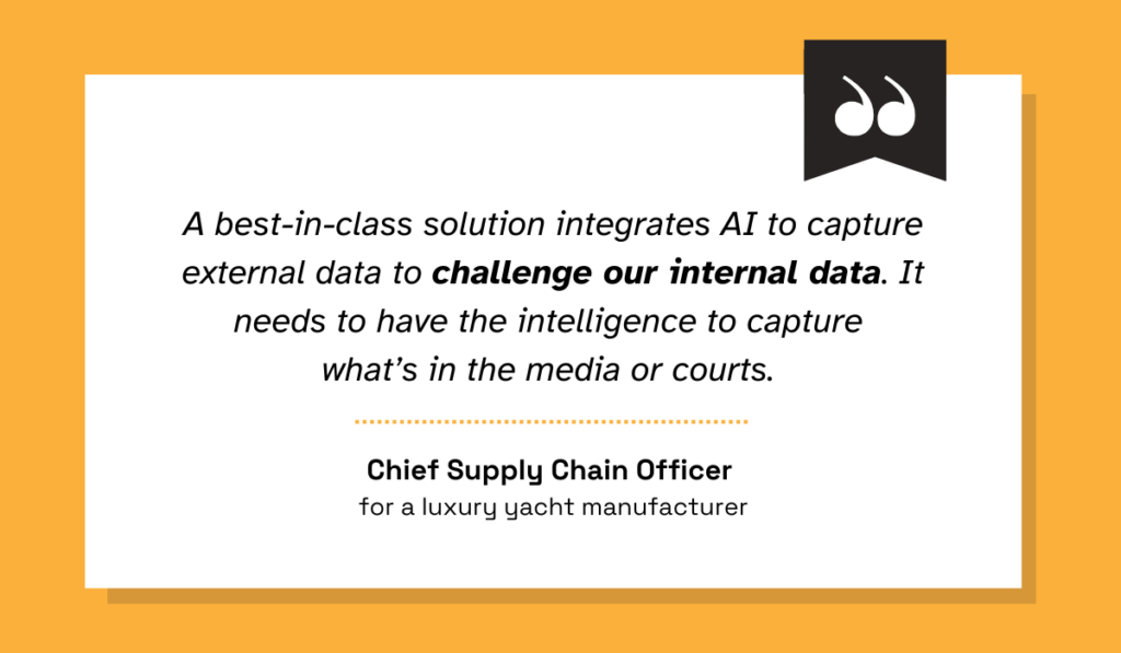 Chief Supply Chain Officer quote