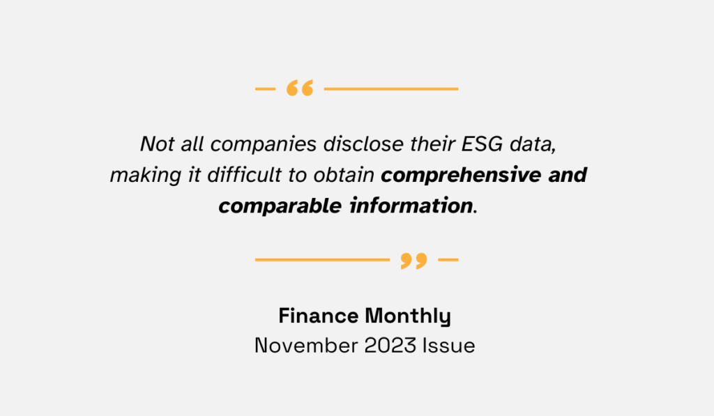 Finance Monthly quote