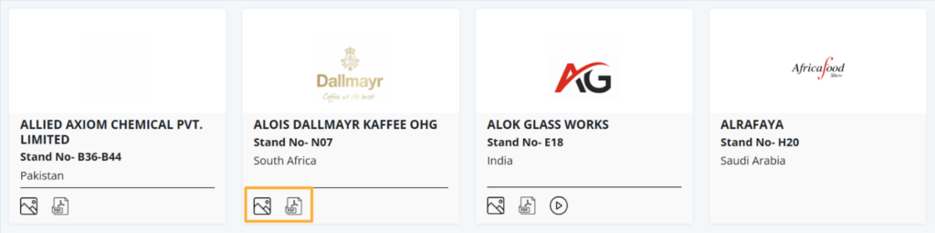 The Africa Food Show dashboard