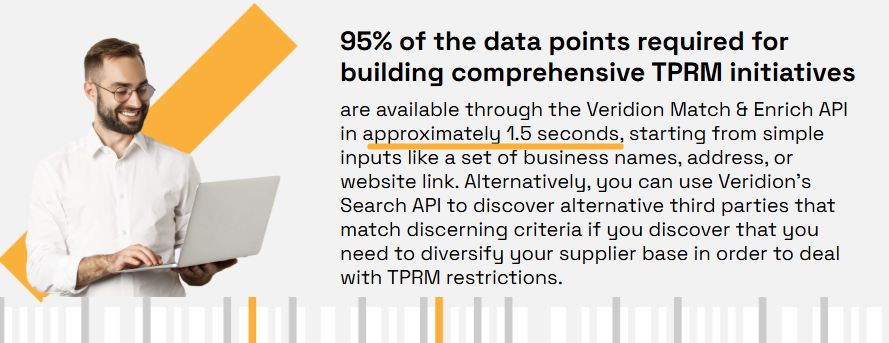 Veridion dashboard
