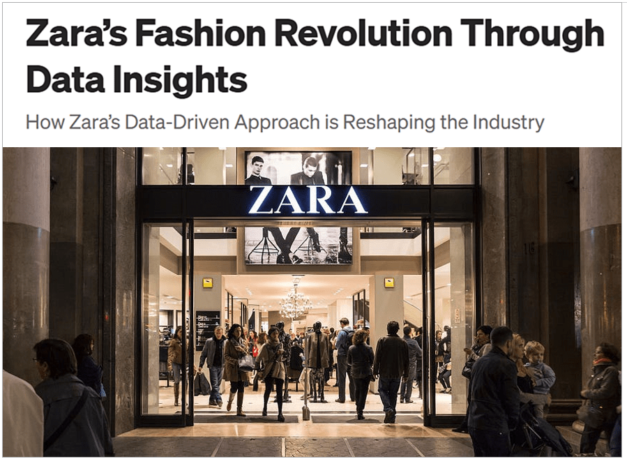 Zara’s Fashion Revolution Through Data Insights article image