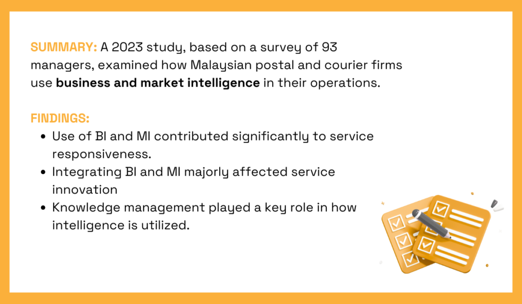 Business and Market Intelligence Study