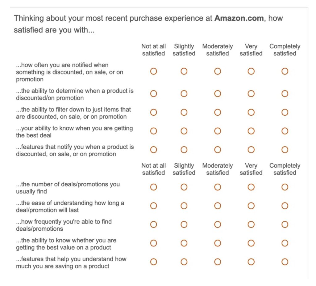 Customer Satisfaction Survey Example