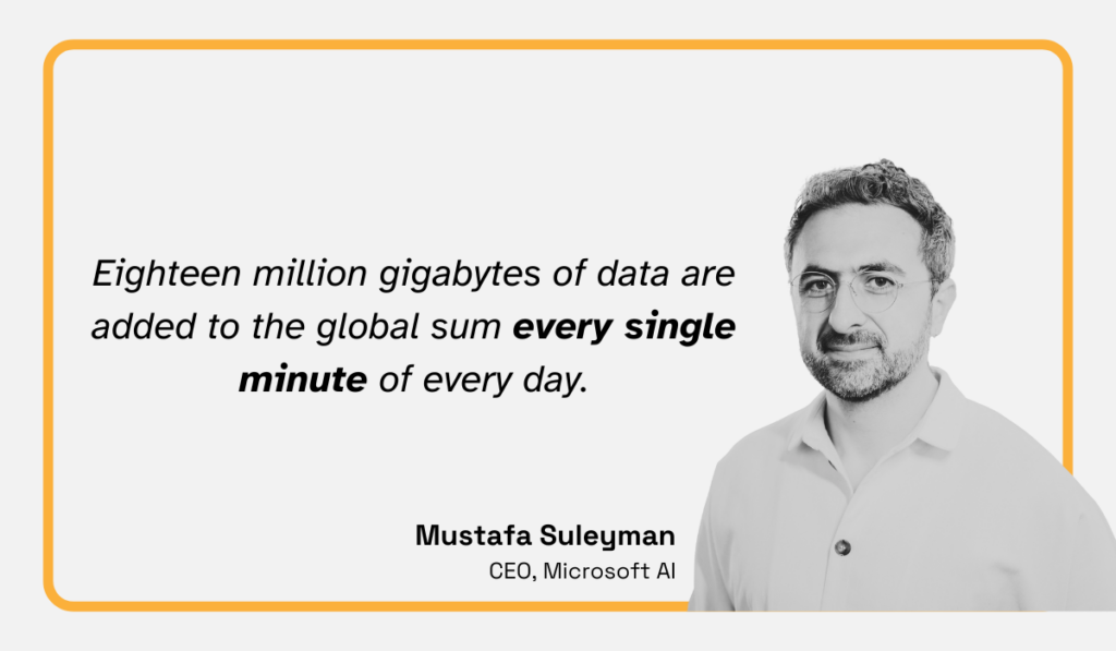 quote on the vastness of data