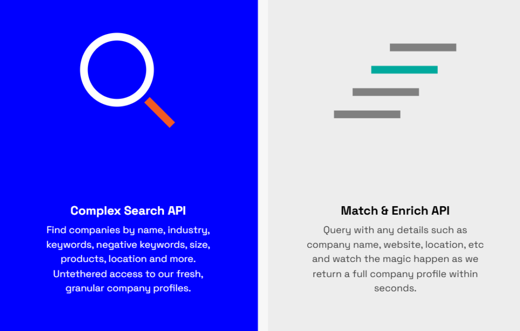 veridion api screenshot