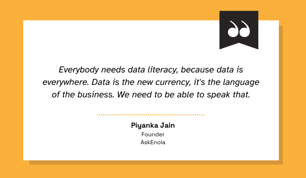 quote on the importance of data literacy