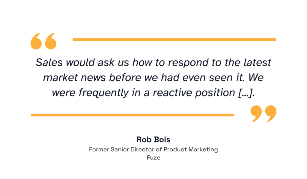 quote on responding to market news