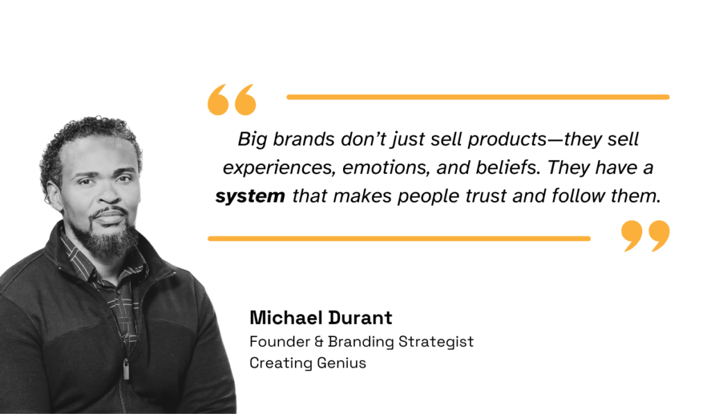 quote on how brands should sell not just products, but experiences