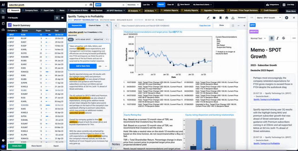 alphasense tool screenshot