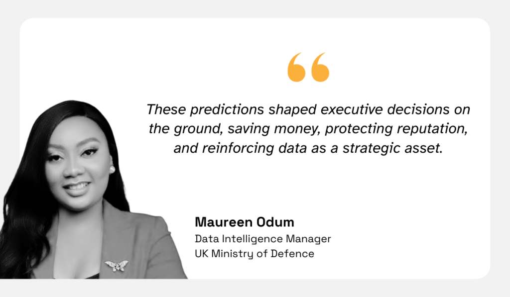 quote on the benefits of a predictive tool focusing on vendor cycle delays