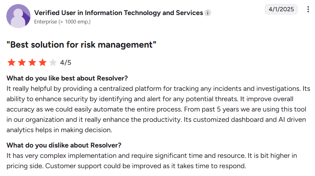 resolver review screenshot