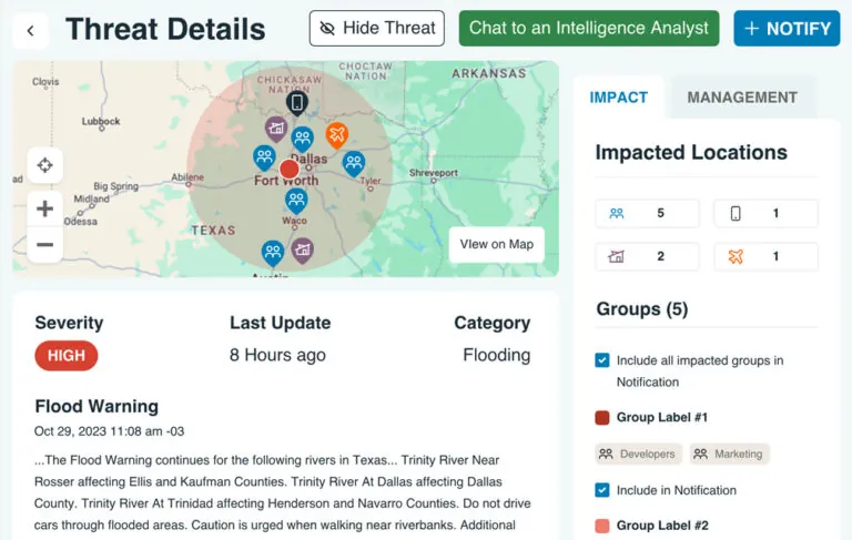 alertmedia tool screenshot