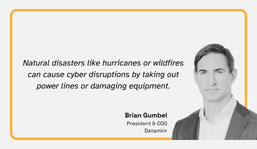 quote on how natural disasters can cause disruptions