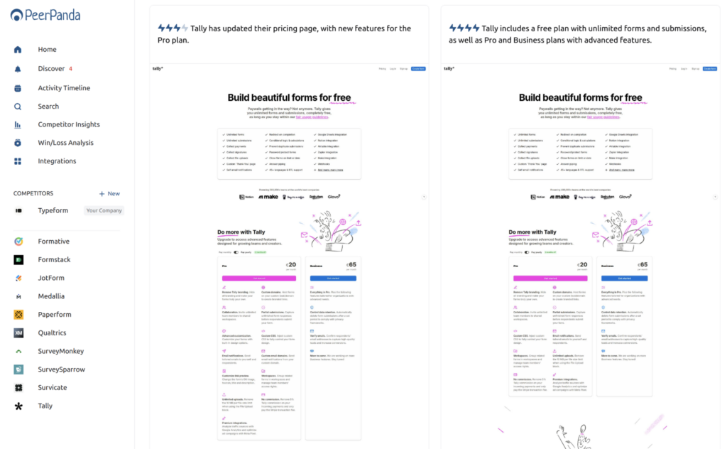 peerpanda tool screenshot