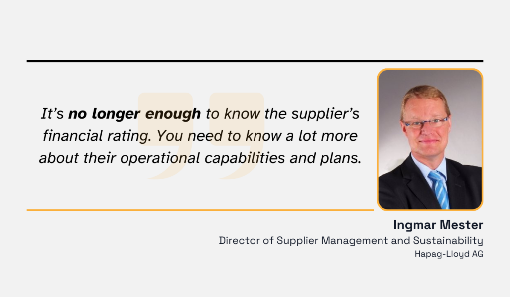 quote on the importance of comprehensive supplier intelligence