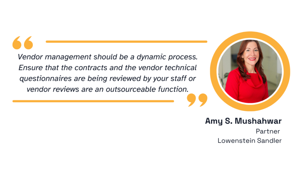 quote on how effective vendor management has to stay dynamic