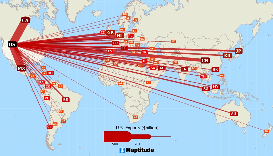 an illustration showing desire lines in supply chain