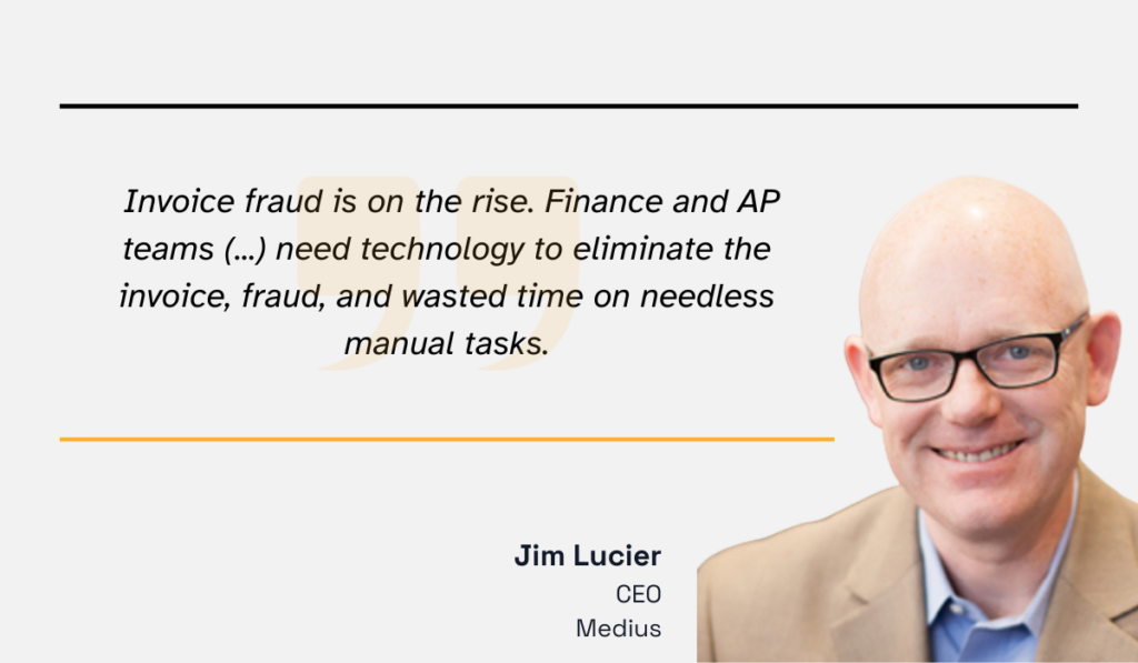 quote on the role of technology in empowering finance and accounts payable teams to combat invoice fraud