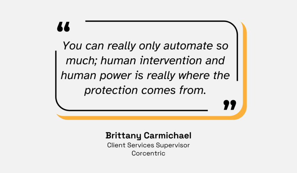 quote on how human intervention is key for vendor fraud prevention