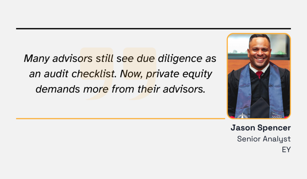 quote on how due diligence processes have long evolved beyond checklists