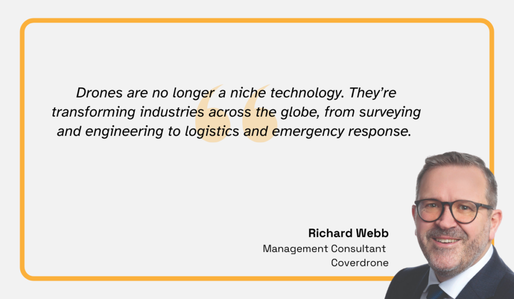 quote on the rising popularity of drone insurance