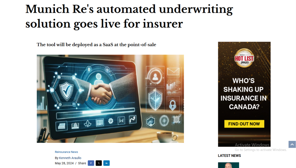 screenshot of a news article