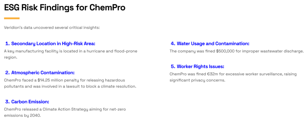 veridion chempro case study screenshot