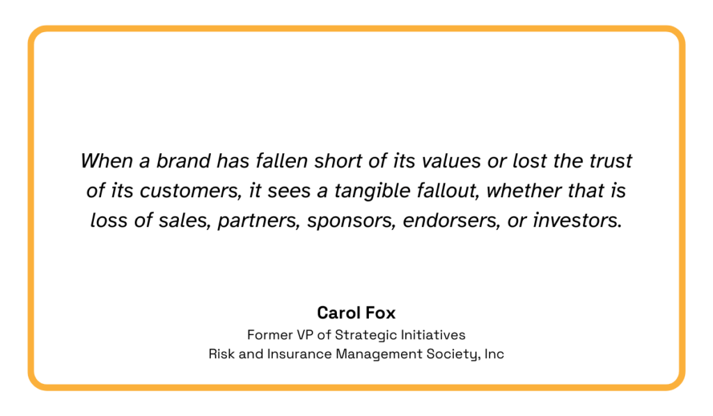 quote on reputational damage